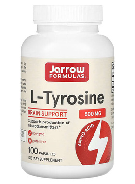 Jarrow Formulas L-Tyrosine L-酪氨酸500mg100粒胶囊脑神经