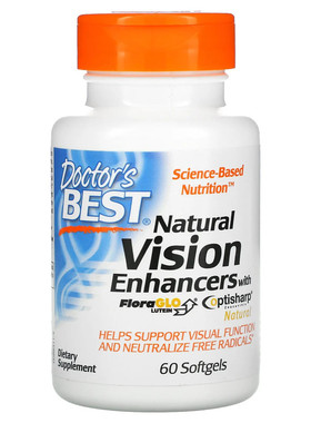 美国Doctor s Best Vision眼睛视力增强剂FloraGlo叶黄素视力健康