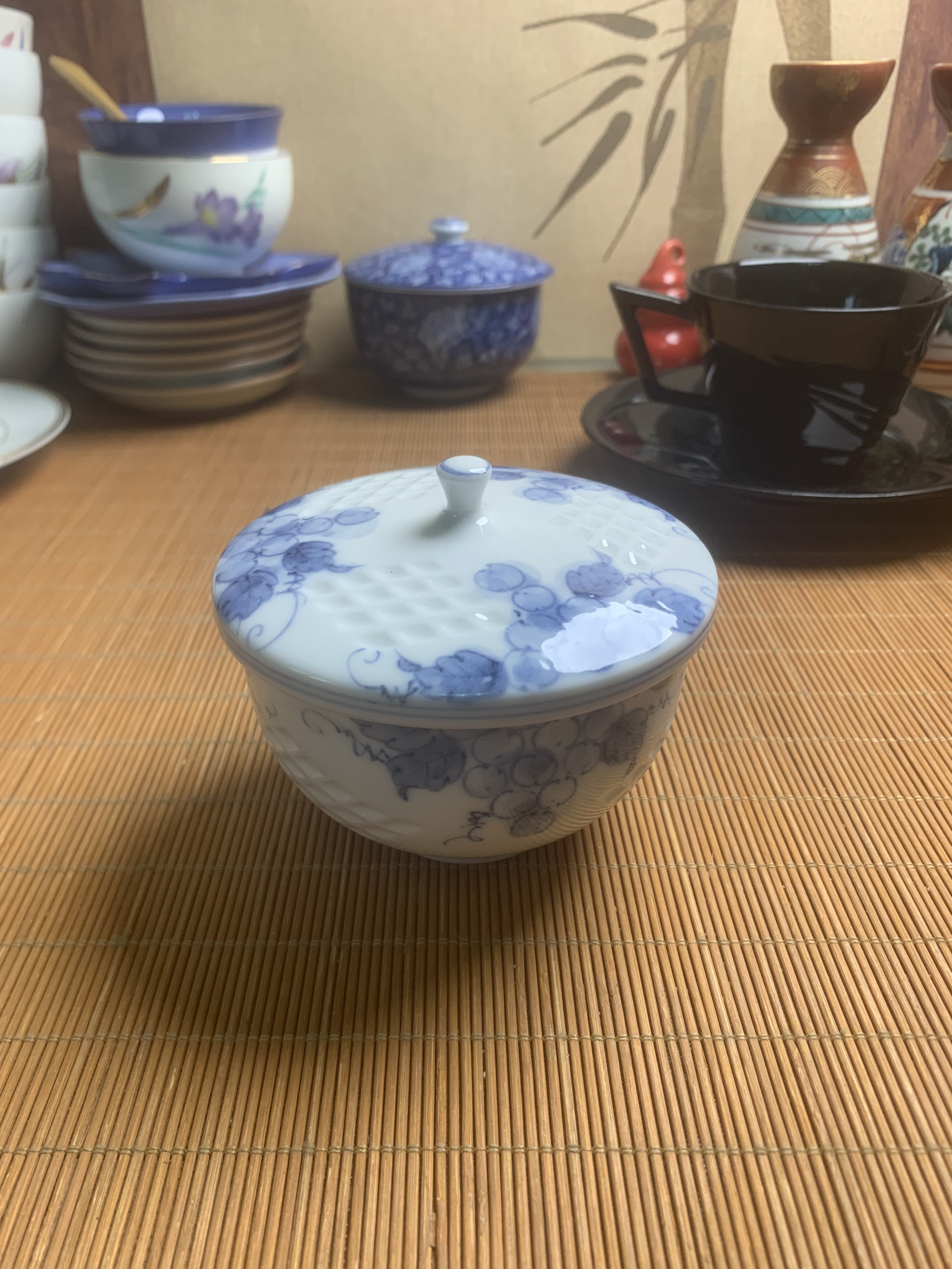 日本回流瓷器清仓盖碗盖杯轻微划痕或脱金