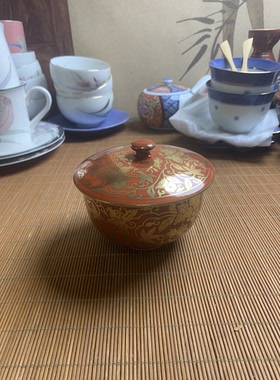 日本回流瓷器有田烧古伊万里盖碗清仓价格是一套盖碗的价格