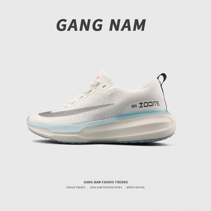 透气新款跑步鞋白色运动鞋