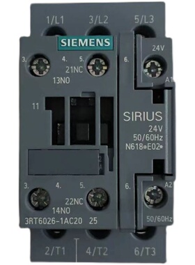 正品西门子接触器3RT6023 6024 6025 6026 6027 6028-1AC20 AC24V