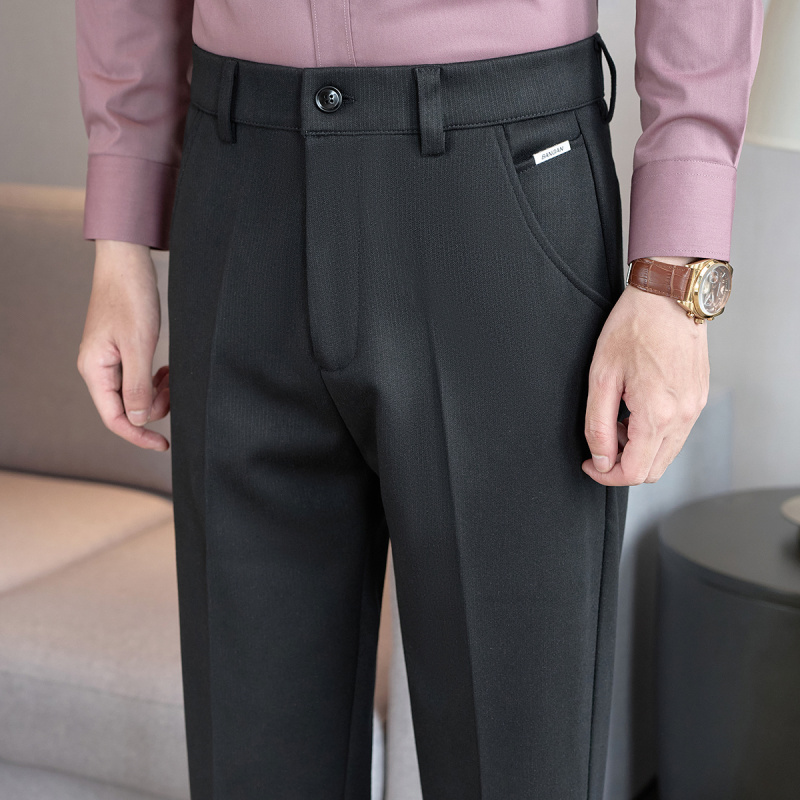 雷蒙西裤男秋冬季免烫抗皱修身商务正装长裤职业装春秋款西装裤子