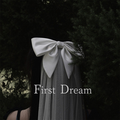 FirstDream新品 超仙森系结婚礼白色新娘头饰长拖尾蝴蝶结头纱网纱