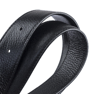 男女光身腰带无头针扣 29mm窄孔眼真皮带身无头 头层牛皮带不带头