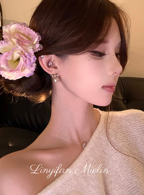 【Mielin】花影粉簪 甜美粉花发簪古风头饰超仙氛围感汉服头饰女