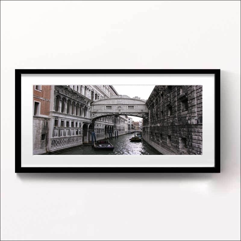 实木挂墙拼图字画装裱定制