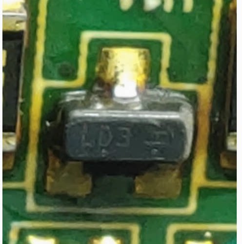 LD3 汽车电脑板贴片三极管 LBAT54SLT1G 全新进口 3脚