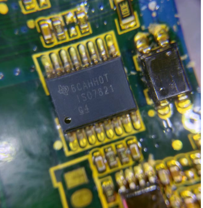 双通道数字隔离器ISO7821DW、ISO7821 拆机原字 SOP-16封装