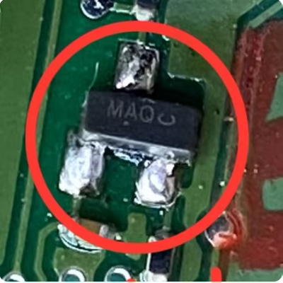 MAQ 汽车电脑板场效应小三极管 3脚