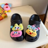 花配饰洞洞鞋 鞋 扣diy鞋 花 九川川 不含鞋 原创歪嘴小猫洞洞鞋