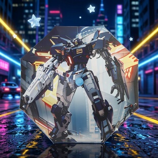 升旺儿童雨伞男孩女孩上学专用防紫外线长柄伞幼儿园自动晴雨两用