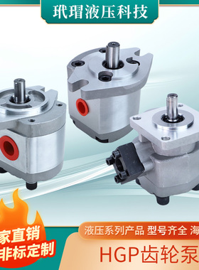 新鸿款液压齿轮泵HGP-1A-F4/6/8R,HGP-2A,HGP-3A高压齿轮泵