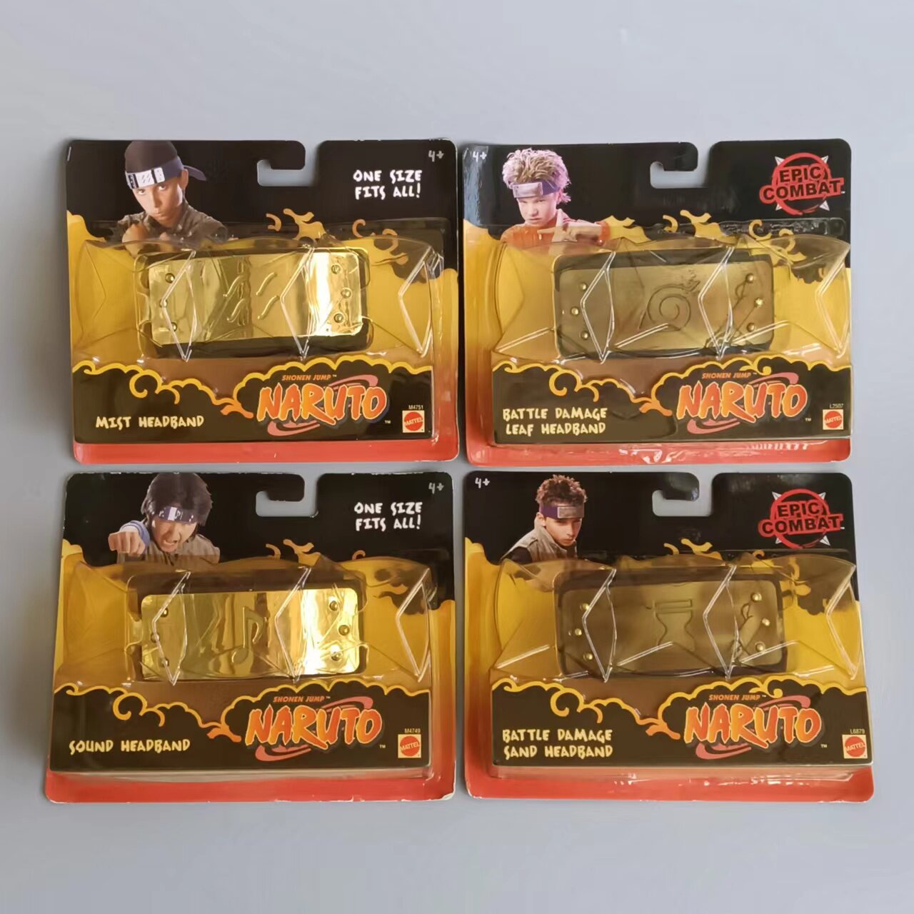 现货美泰NARUTO火影忍者Headband护额头带Cosplay绝版老货收藏
