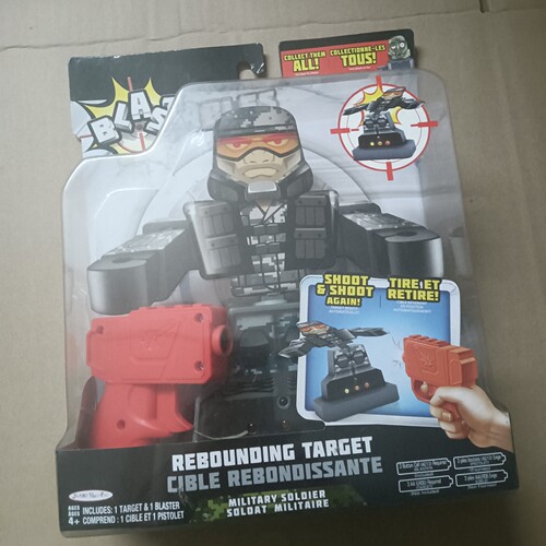 全新未拆Jakks Blastables智能回弹射击靶迷彩士兵款功能不保d20