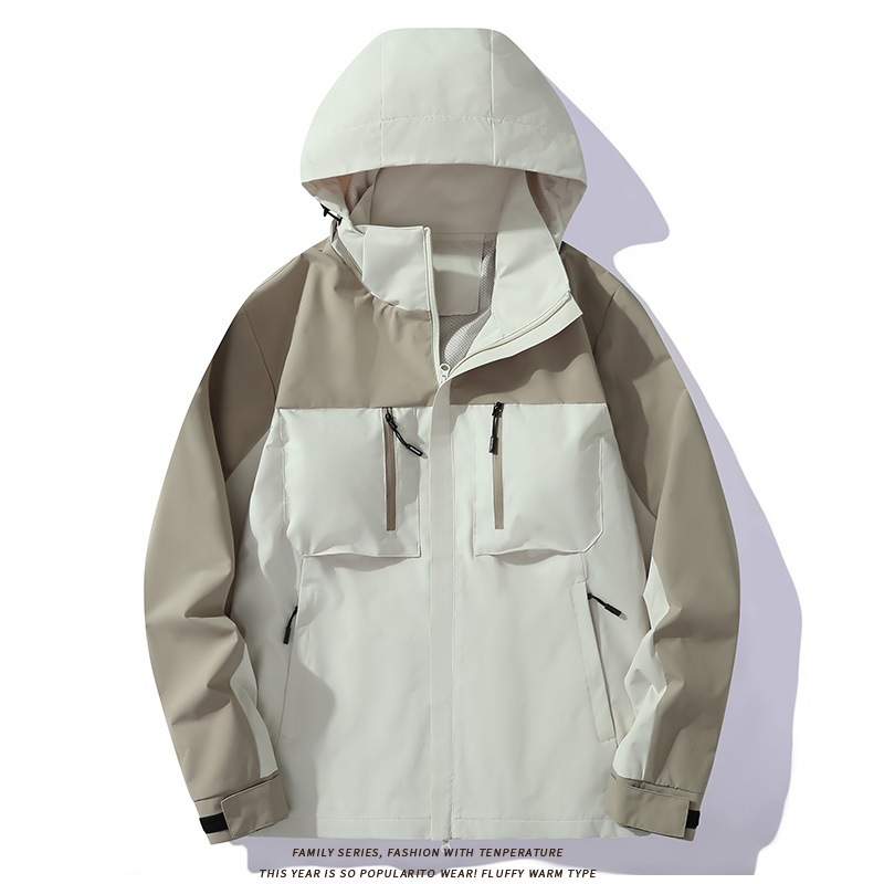 官方正品春秋薄款冲锋衣外套男女户外夹克防风防水情侣百搭休闲运