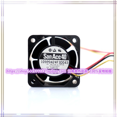 SANYO 109P0424F3D043/F301/F302/F327/F329 24V 0.055A 散热风扇