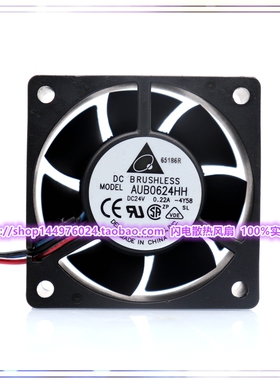原装正品 台达 变频器 6025mm AUB0624HH 24V 0.22A 6cm 散热风扇