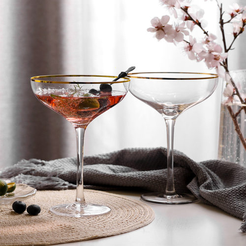 金边玛格丽特宴会鸡尾酒杯