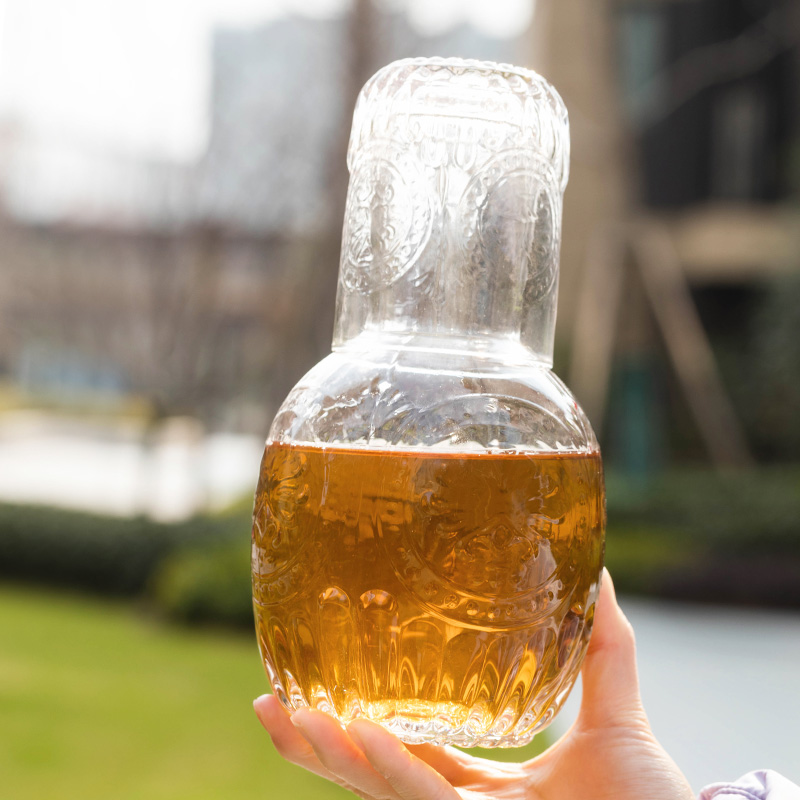 复古浮雕酒壶酒具玻璃杯威士忌杯
