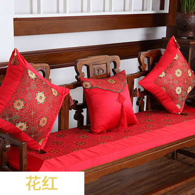 竹月阁红木沙发垫坐垫中式布艺沙发坐垫实木沙发垫含芯加厚可定做