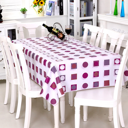 [抢]田园桌布防水布艺免洗塑料餐桌布PVC桌垫台布防油