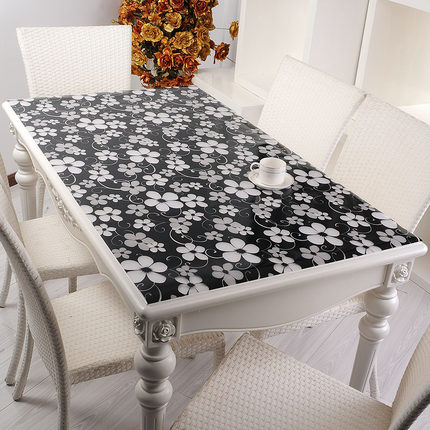 软质玻璃PVC防水防烫防油免洗餐桌布透明台布磨砂茶几垫水晶板