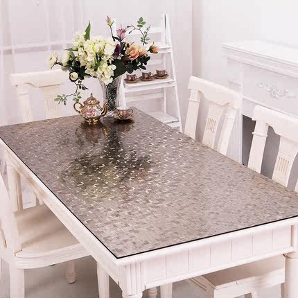 软质玻璃PVC防水防烫防油免洗餐桌布透明台布磨砂茶几垫水晶板
