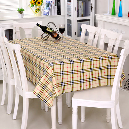 [抢]田园桌布防水布艺免洗塑料餐桌布PVC桌垫台布防油