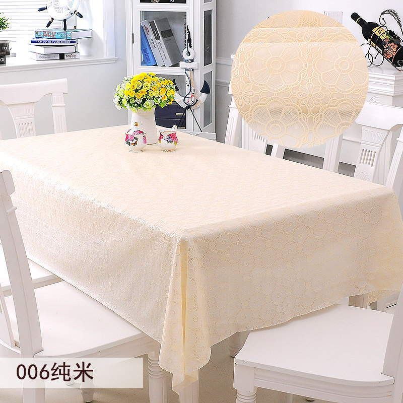 PVC田园桌布防水免洗塑料布艺餐桌布软玻璃台布防油桌垫茶几垫