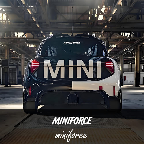 MINIFORCE迷你复古金色车贴