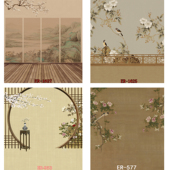 3D高清网红直播间背景布古装 拍照背景中国风汉服古摄影直播背景布