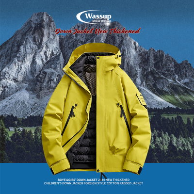 DREWWASSUP连帽户外短款羽绒服