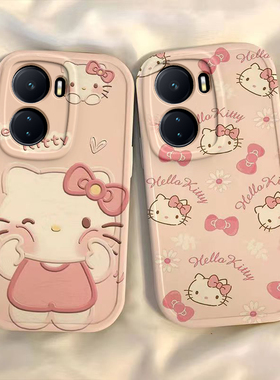 适用于iQOOZ6X手机壳iqooz6全新硅胶软壳iqooz6防摔z6x凯蒂猫iqooz6镜头全包iqooz6x可爱卡通iqooz6x女保护套