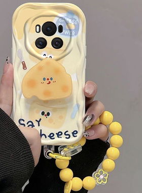 适用荣耀Magic6手机壳Magⅰc6Pro保护套maigc华为新款黄色芝士migac新品硅胶mgaic全包防摔migic魔术ro魔法女