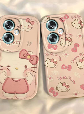 适用OPPOA1s手机壳O新款A1s5G保护OPPOAS套OPA/OPPA可爱软硅胶kt猫OPP0PP0PPO卡通全包OPPOAIS防摔凯蒂猫女生