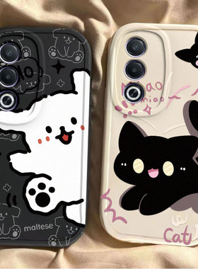 适用OPPOA3x手机壳OPPO新款A3X5G保护OPPOAX套OPA/OPPA软硅胶镂空黑猫OPP0PP0PPO全包PPOA/OPOA防摔OPOPA男女