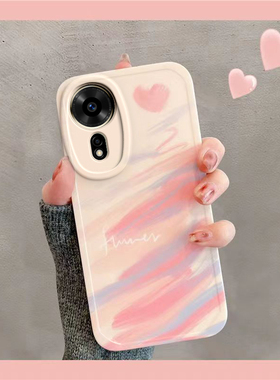 适用华为hinova12se手机壳hinova11pro新款智选hinova10硅胶防摔涂鸦爱心全包hinova9嗨nova9z女款畅享60pro