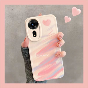 适用华为hinova12se手机壳hinova11pro新款智选hinova10硅胶防摔涂鸦爱心全包hinova9嗨nova9z女款畅享60pro