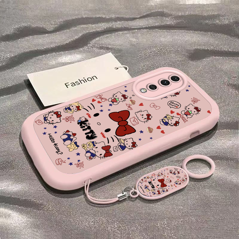 适用荣耀80手机壳华为HONOR80Pro保护套H0N0R80Pr0新款液态硅胶全包防摔八十专用八零曲屏版可爱男女草莓kt猫