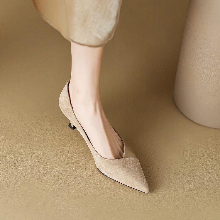 春秋季高级裸色羊皮高跟鞋女细跟气质名媛浅口单鞋女尖头,户外/登山/野营/旅行用品,登山鞋/徒步鞋,淘宝优惠券,粉丝福利购,淘宝优惠卷