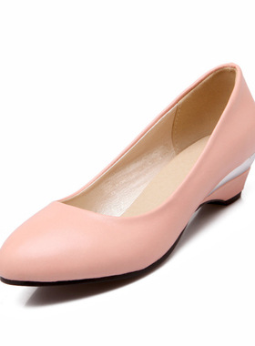 大码单鞋 浅口低跟810-1