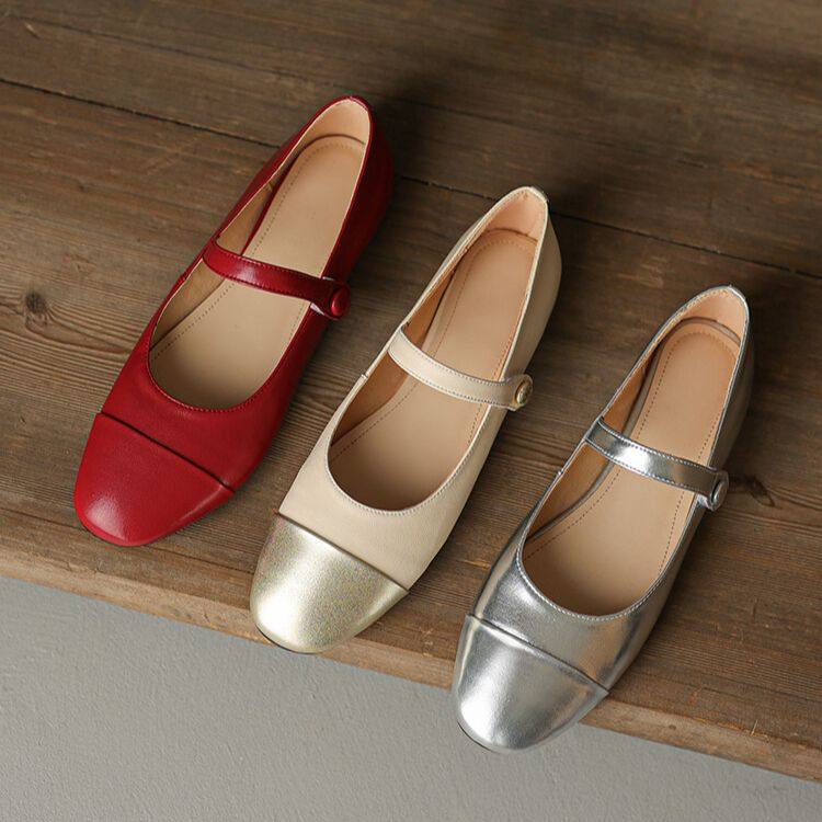 圆头浅口单鞋女玛丽珍鞋拼接鞋头秋季新款平底鞋玛丽珍鞋女潮,户外/登山/野营/旅行用品,登山鞋/徒步鞋,淘宝优惠券,粉丝福利购,淘宝优惠卷