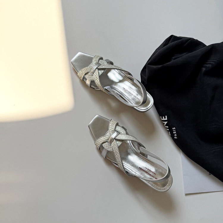 复古美学~老钱风编织交叉带露趾凉鞋女小众鳗鱼皮粗跟高跟鞋新款~,流行男鞋,马丁靴,淘宝优惠券,粉丝福利购,淘宝优惠卷