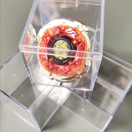 飓风战魂爆裂陀螺透明展示盒联名周边旋风小子爆炫星陀正方收纳盒