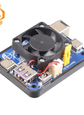 树莓派5电源Jetson 5V5A 27W PD诱导 DC USB双输入宽电压双输出