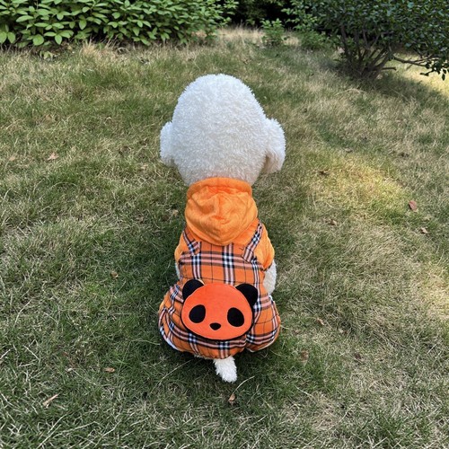 狗狗衣服四脚加绒加厚宠物服装小型犬猫咪泰迪博美柯基秋冬季衣服