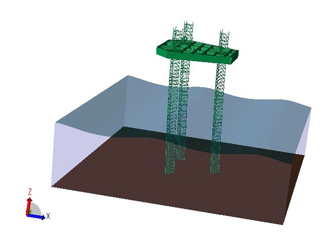风电安装平台改装计算代做 SESAM送审计算代做