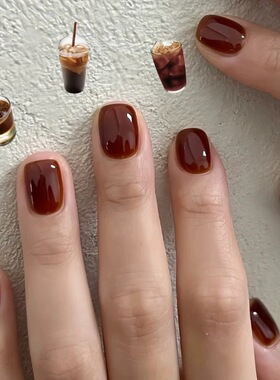 韩国甲油胶From The Nail 秋季咖啡 FS06热门色号甲油胶秋冬美甲