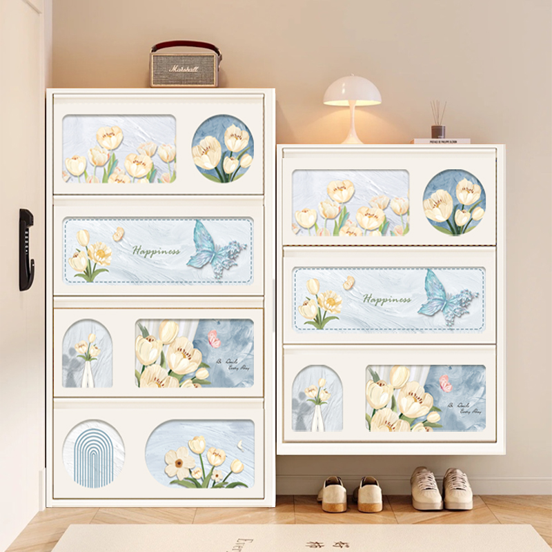 【小红书热销】奶油风家用鞋柜